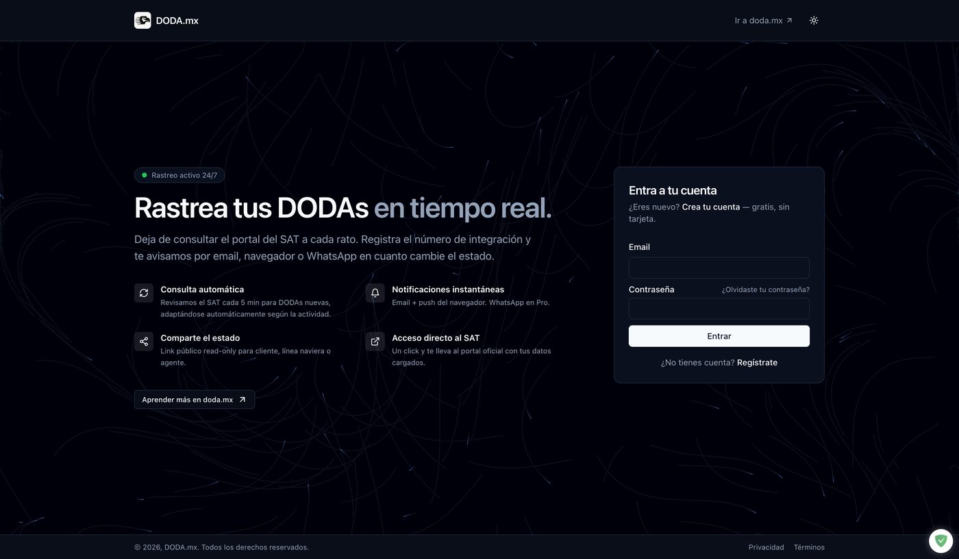 captura de app.doda.mx